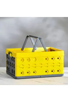 HOMEBOX | Kevin 32 L Multiutility Foldable Basket - 49x36x25 cm | 164065517