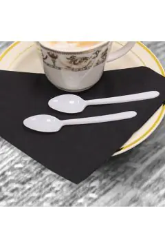 HOMEBOX | Falcon Disposable Plastic Tea Spoon - Set of 50 | 164264549