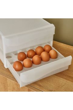 HOMEBOX | Essential 60 Egg Compartment Box - 26x34x17 cm | 164532872