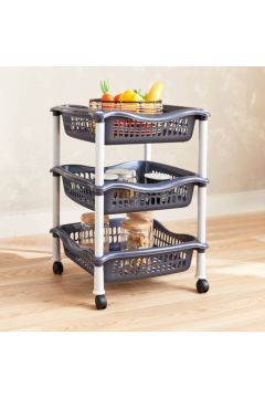 HOMEBOX | Aroha 3-Tier Storage Trolley | 164745754