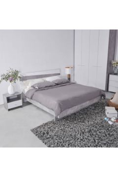 HOMEBOX | Patara King Bed with Floating Footboard-180x200 cm | 165282516