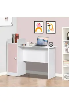 HOMEBOX | Vanilla Bloom Study Desk with Door | 165303373