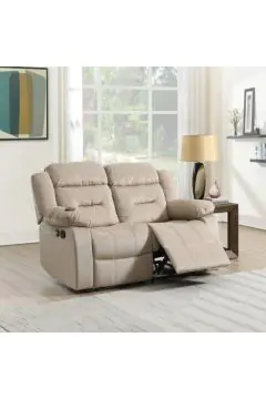 HOMEBOX | Keith 2-Seater Recliner Sofa with USB | 165392644