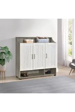 HOMEBOX | Angelic 26-Pair Shoe Cabinet with 3 Doors | 165399508