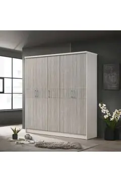 HOMEBOX | Liverpool 5-Door Wardrobe | 165488074