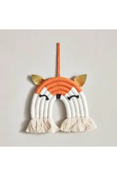 HOMEBOX | Ron Bonjour Fox Wall Decoration - 18x18 cm | 165535401