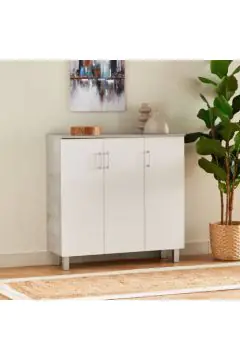 HOMEBOX | Patara 16-Pair Shoe Cabinet with 3 Doors | 165543932