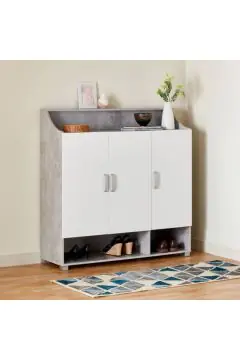 HOMEBOX | Capri Emotion 26-Pair Shoe Cabinet with 3 Doors | 165543936