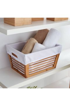 HOMEBOX | Natura Bamboo Basket - 38x28x21 cm | 165837843