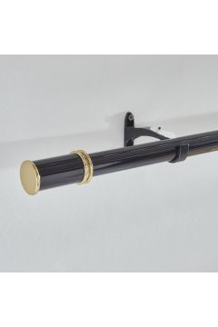 HOMEBOX | Zoe Powder Coated 25mm Extendable Single Curtain Rod 110-320 cm | 165874152