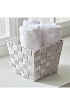 HOMEBOX | Strap Storage Basket - 19x19x16 cm | 165888969