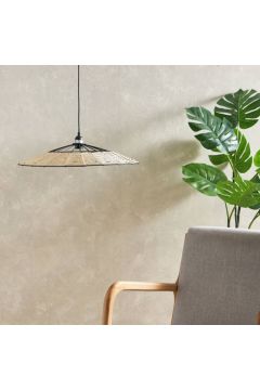 HOMEBOX | Elbe E27 Pendant Light with Paper Rope Shade - 55.5x56x15 cm | 166009856