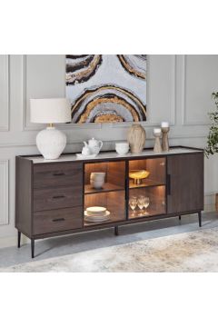 HOMEBOX | Lucina Sintered Stone Top Sideboard | 166090739