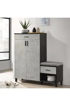 HOMEBOX | Capri 15-Pair Shoe Cabinet with Bench | 166177735