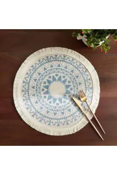 HOMEBOX | Garga Printed Polyester and Cotton Placemat - 38 cm | 166313324