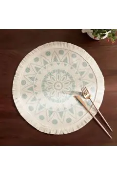 HOMEBOX | Garga Printed Polyester and Cotton Placemat - 38 cm | 166313326