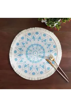 HOMEBOX | Garga Printed Polyester and Cotton Placemat - 38 cm | 166313327