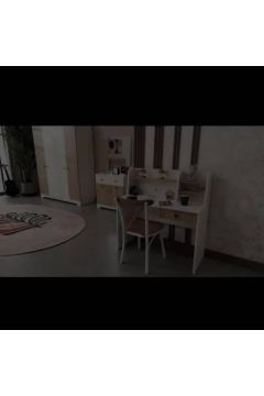 HOMEBOX | Polo Study Desk and Hutch with USB | 166342497