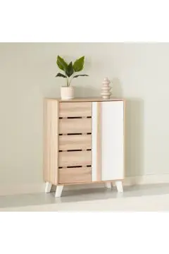 HOMEBOX | Alford 12-Pair Shoe Cabinet with 2 Doors | 166427034