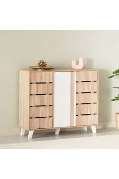 HOMEBOX | Alford 16-Pair Shoe Cabinet with 3 Doors | 166427035
