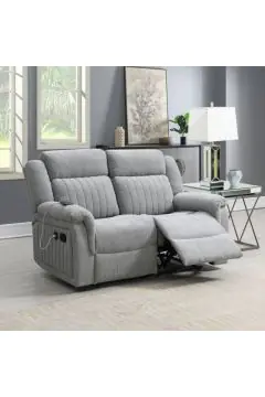 HOMEBOX | Griffen 2-Seater Recliner Fabric Sofa with USB | 166550647