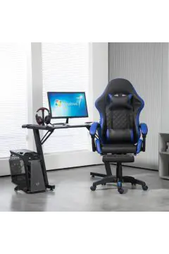 HOMEBOX | Beetle Gaming Chair with Footrest | 166632455