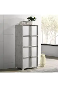 HOMEBOX | Alford Aspen 8-Door Storage Multipurpose Unit | 166664026