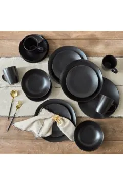 HOMEBOX | Eclipse 16-Piece Stoneware Dinner Set | 166707238