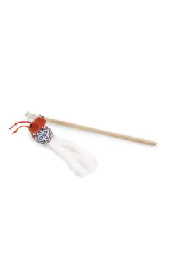 Vintage - Real Rabbit Fur Pompom Teaser