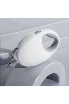 Premium Retractable Pet Leash - White