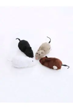 Mouse Plush Teaser Toy - Brown