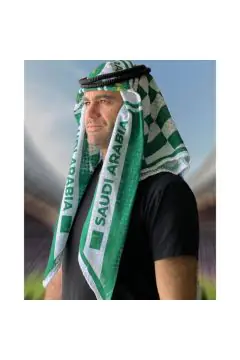 Saudi Arabia | Football fan head gear Arabic Style - Ghutra and Egal set | One size