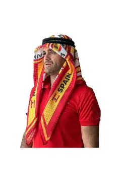 Spain | Football fan head gear Arabic Style - Ghutra and Egal set | One size