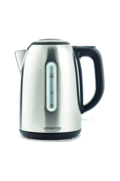 KENWOOD | Stainless Steel 1.7L Cordless Electric Kettle 2200W with Auto Shut-Off & Removable Mesh Filter Silver/Black ZJM01.A0BK | 00C285900KEAS