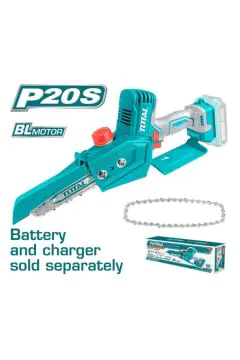 TOTAL | Lithium-Ion Mini Chain saw 20V | TGSLI2068