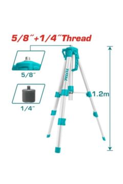 TOTAL | Tripods For Laser Levels 1.20m | TLLT01152