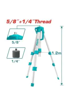 TOTAL | Tripods For Laser Levels 1.20m | TLLT01152