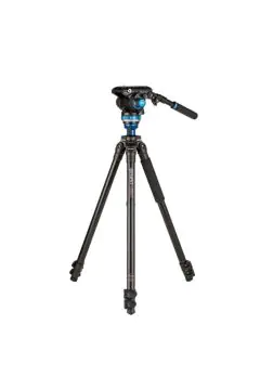 BENRO | Aluminium Single Tube Tripod Flip Lock 3 Section S6PRO Video Head | A2573F