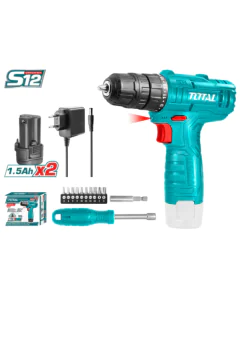 TOTAL | Lithium-Ion Cordless Drill Set