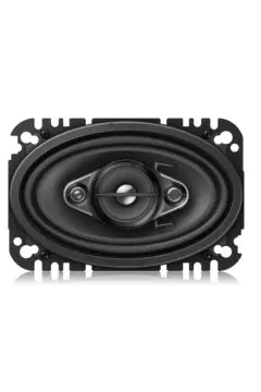 PIONEER | 4"x6"inch 4-Way 210W Max Power, Carbon/Mica-reinforced IMPP+I38 Cone, 11mm Tweeter and 11mm Super Tweeter and 1-5/8" Cone Midrange - Coaxial Car Speakers Pair | TS-A4670