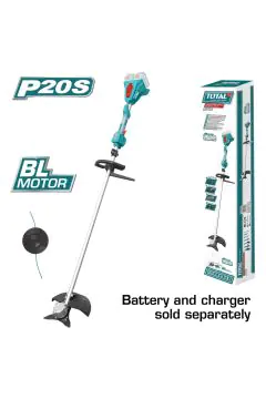 TOTAL | Lithium String Trimmer and Brush Cutter 20V | TSTLI20028