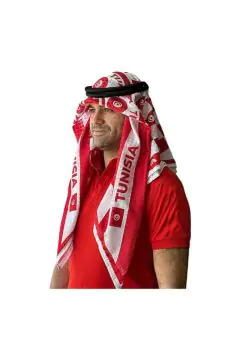 Tunisia | Football fan head gear Arabic Style - Ghutra and Egal set | One size