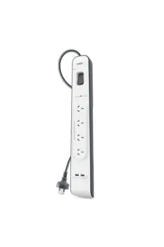 BELKIN | 2.4 Amp USB Charging 4-outlet Surge Protection Strip | BSV401af2M