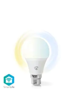 NEDIS | WiFi Smart LED Bulb Warm to Cool White - B22 | WIFILW10WTB22