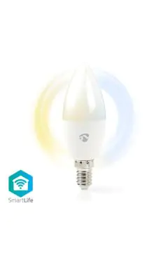 NEDIS | WiFi Smart LED Bulb Warm to Cool White - E14 | WIFILW10WTE14