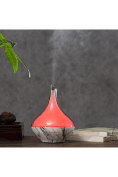 Marble 200Ml Aroma Diffuser With 7 Led Lights And Uk Plug Adaptor For A High-End Aesthetic | YD-037