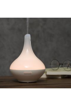 White 200Ml Aroma Diffuser With 7 Led Lights And Uk Plug Adaptor For A Clean, Modern Look | YD-037
