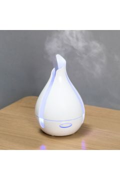 White 200Ml Aroma Diffuser With 7 Led Lights And Uk Plug Adaptor For A Refreshing Vibe | YD-039