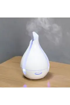 White 200Ml Aroma Diffuser With 7 Led Lights And Uk Plug Adaptor For A Refreshing Vibe | YD-039