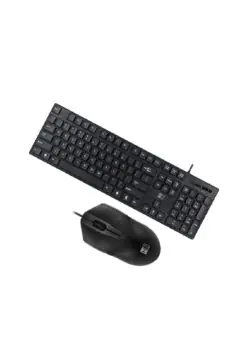 HEATZ | Wired Keyboard & Mouse Combo Black | ZK09